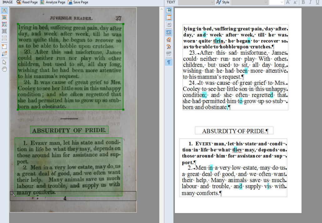 Optical Character Recognition Ocr Anderson Archival