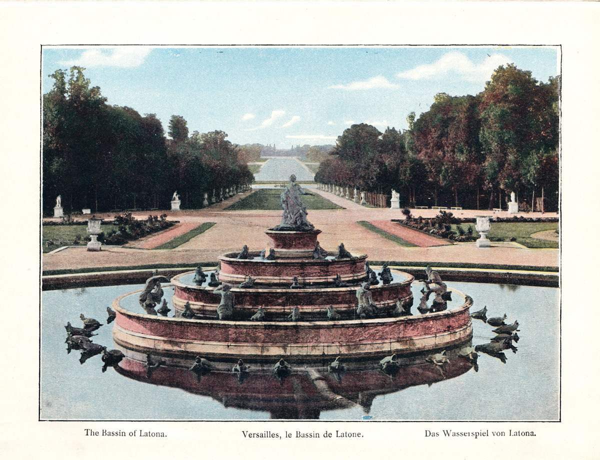 digital library image of versailles fountain