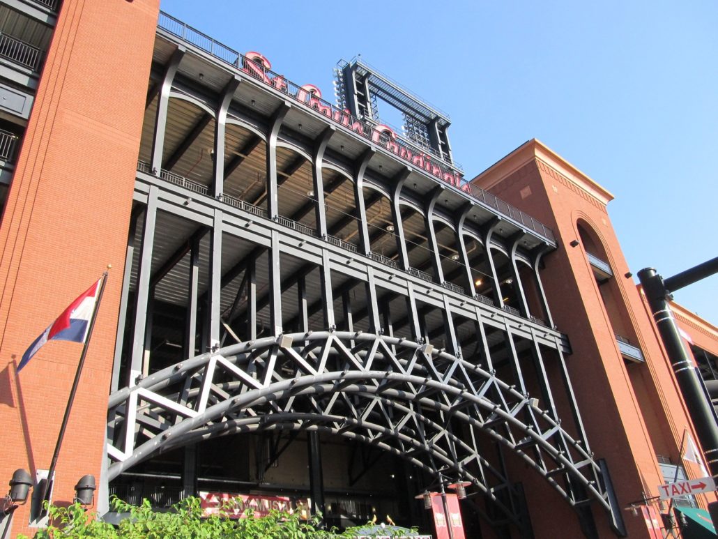 Entrance to Busch Stadium St. Louis