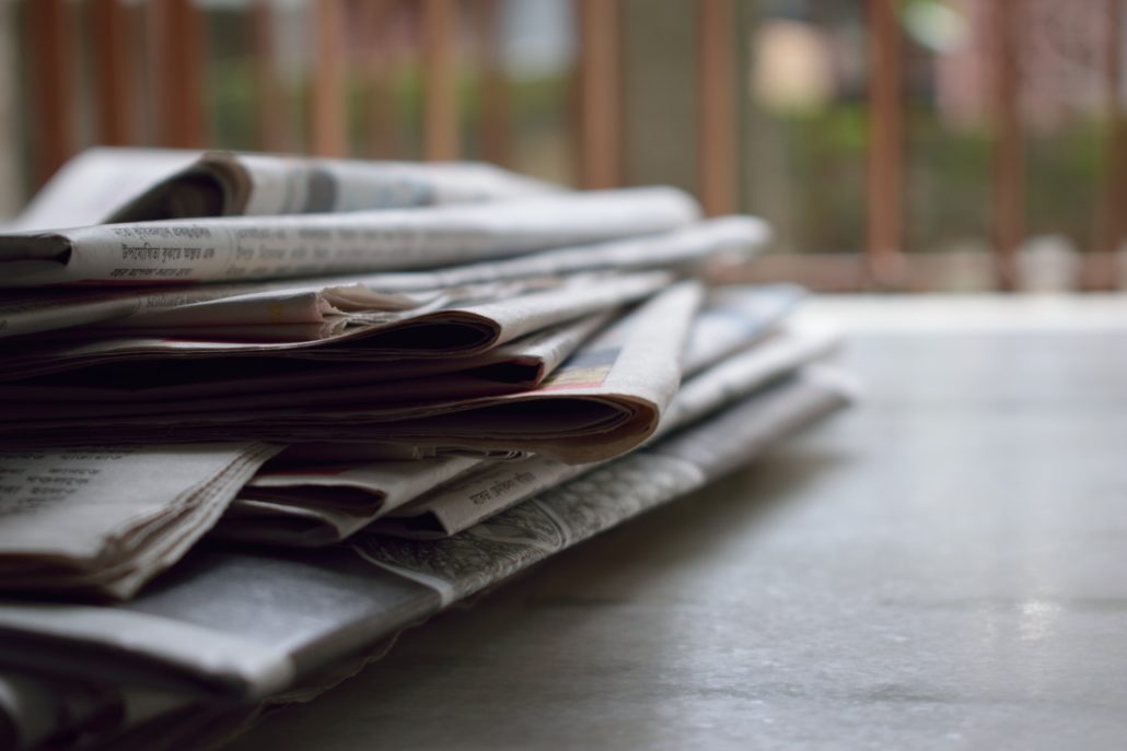 How newspapers are stored can impact their usability