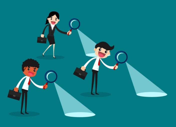 searching-for-opportunity-businessman-finding-opportunity-through-vector-id902176268
