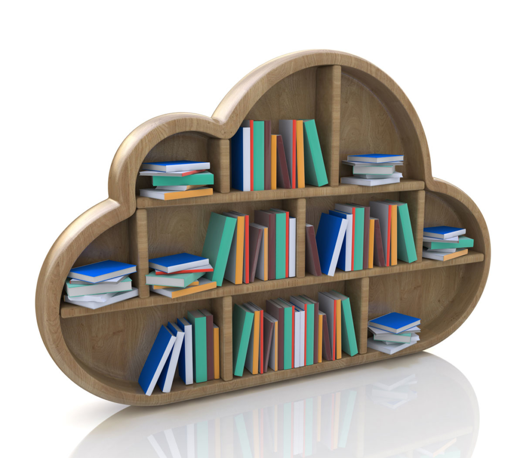 Cloud bookshelf