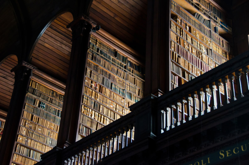 library of printed books for document digitization