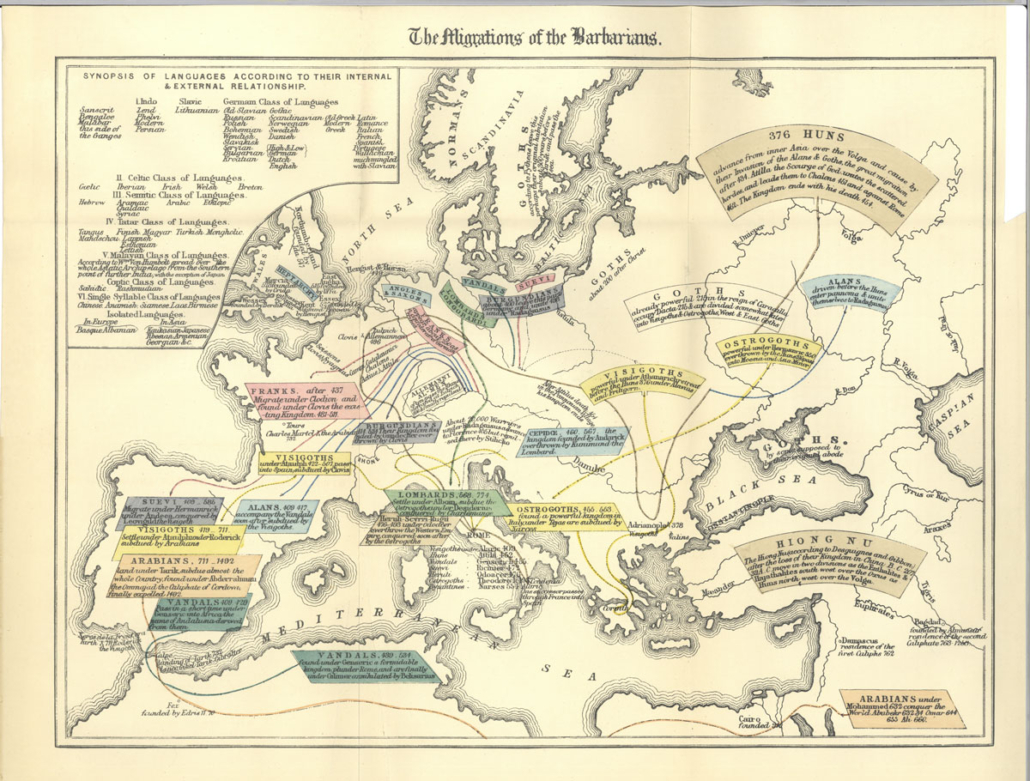 map of Roman Empire before digital cleanup