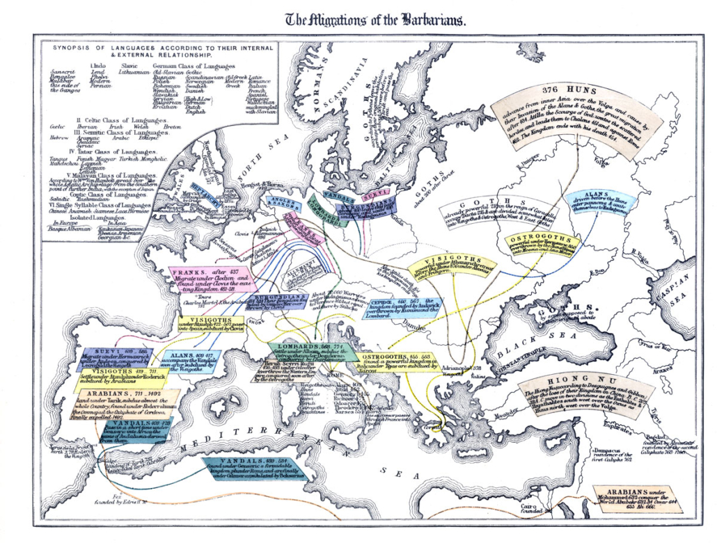 digitally cleaned map of Roman Empire