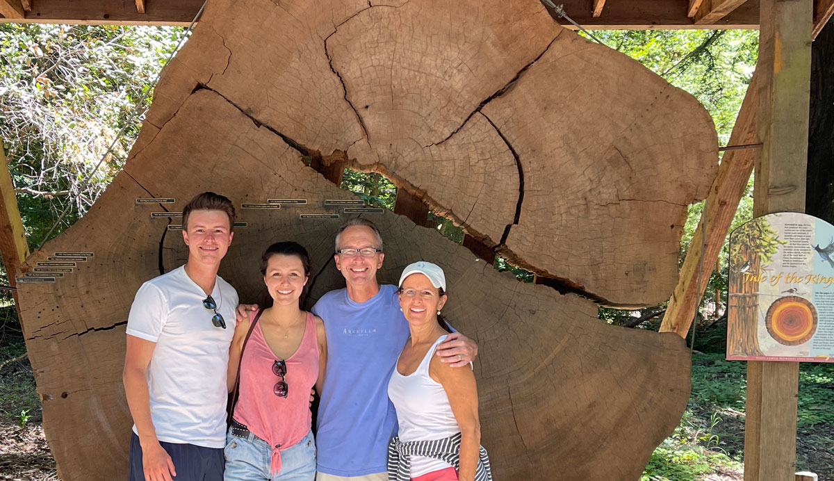 Anderson Family at Giant Sequoia