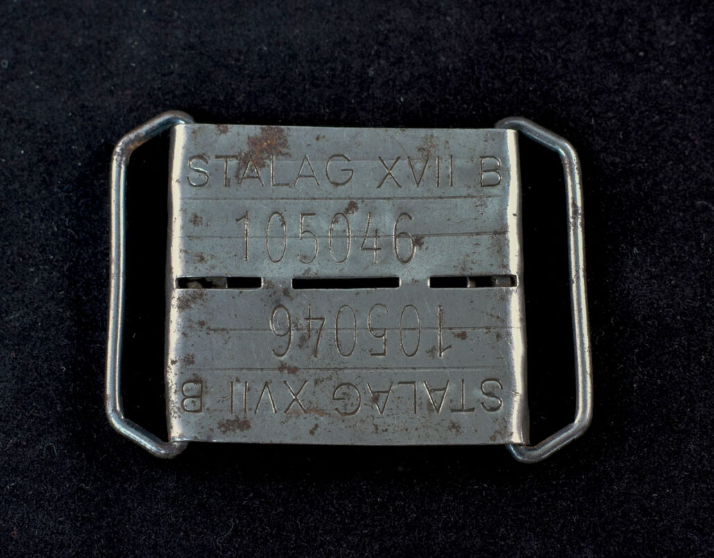 WWII POW belt buckle