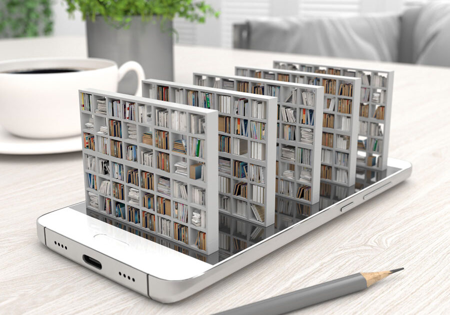 digital library in phone