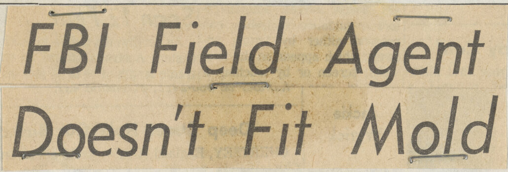Newspaper headline