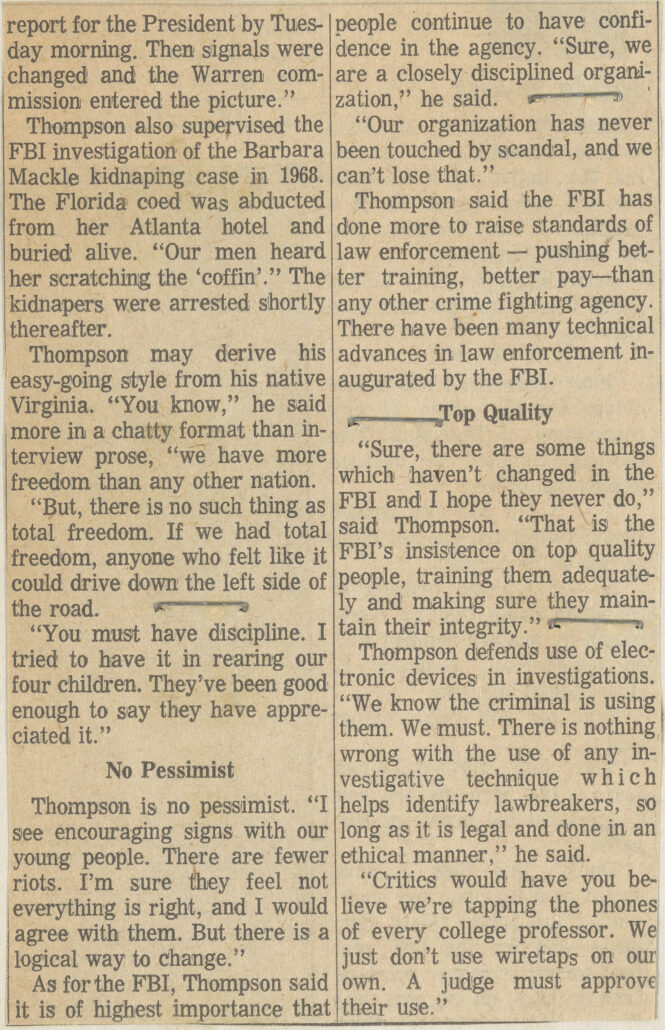 Newspaper Article Part 2