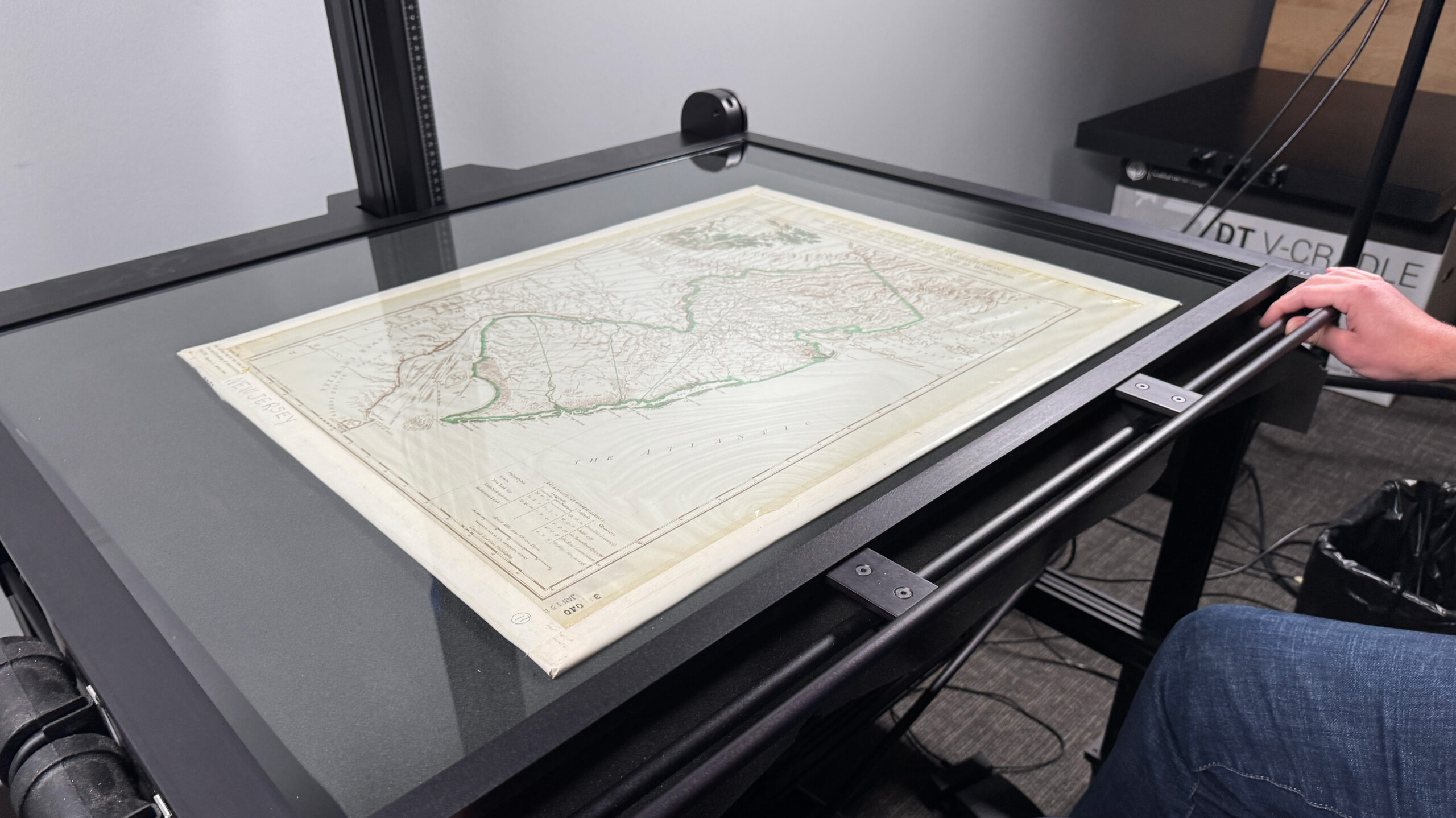 Large map digitization