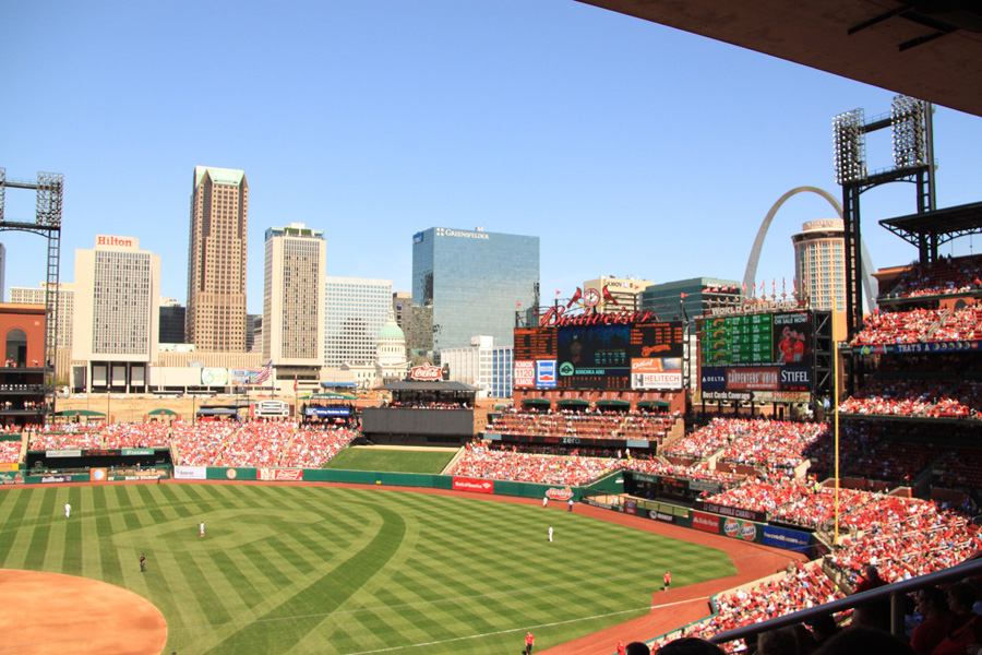 Busch Stadium ballpark field