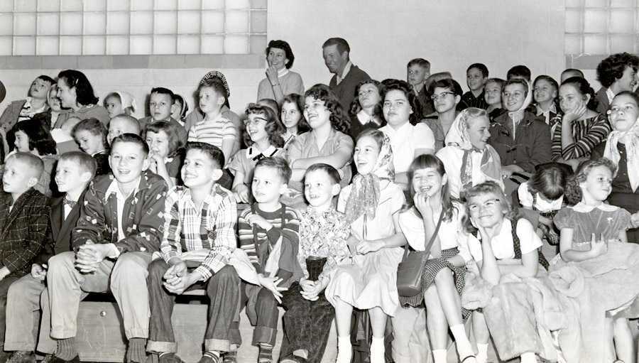 Photo of a group of children
